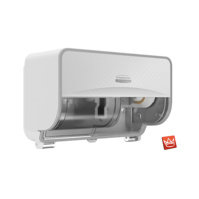 Kimberly-Clark Professional ICON-Standard-Toilettenpapierspender mit 2 horizont. Rollen 53945