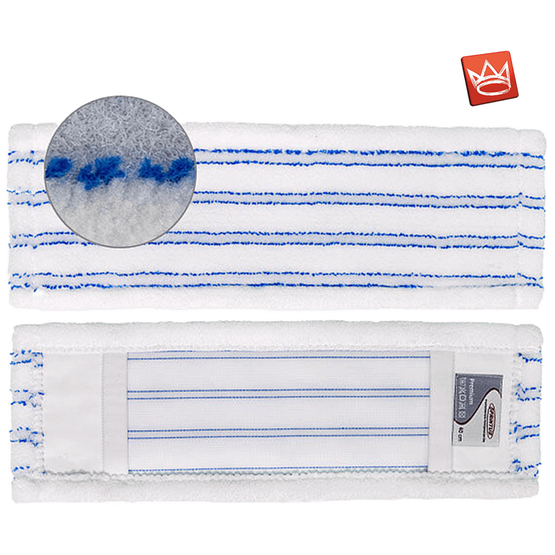 Sprintus Premium Pro Microfasermopp weiß-blau