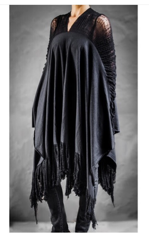 Distressed Poncho