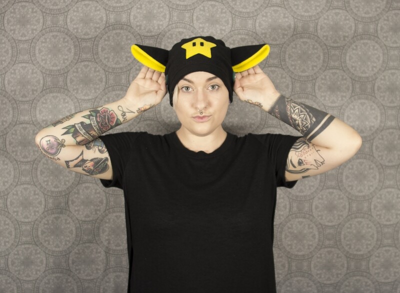 Mario Invincibility Star Kitty Hat