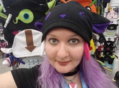 Derpy Kitty Winking Hat