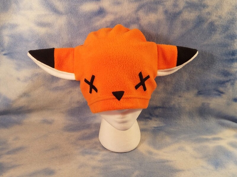 Zombie Orange Fox Hat
