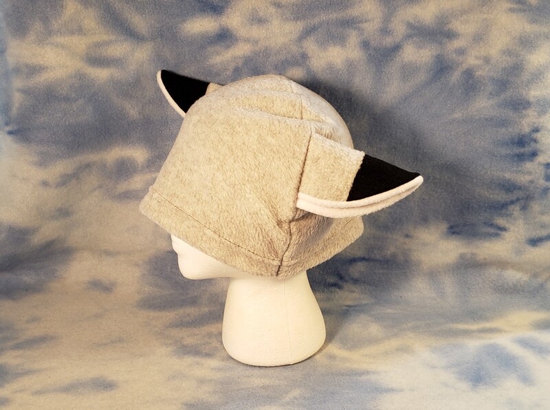 Light Gray Fox Hat Wolf
