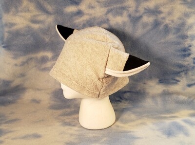 Light Gray Fox Hat Wolf