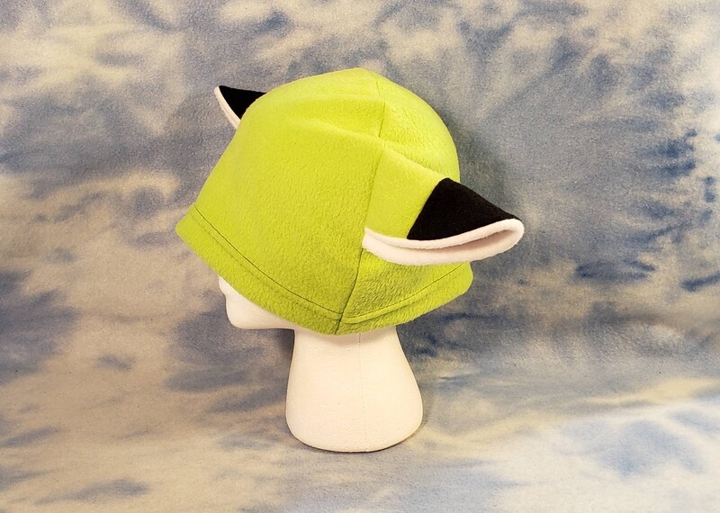 Lime Green Fox Hat