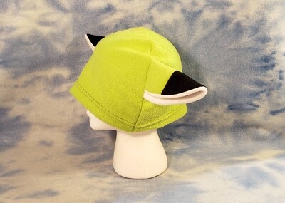 Lime Green Fox Hat