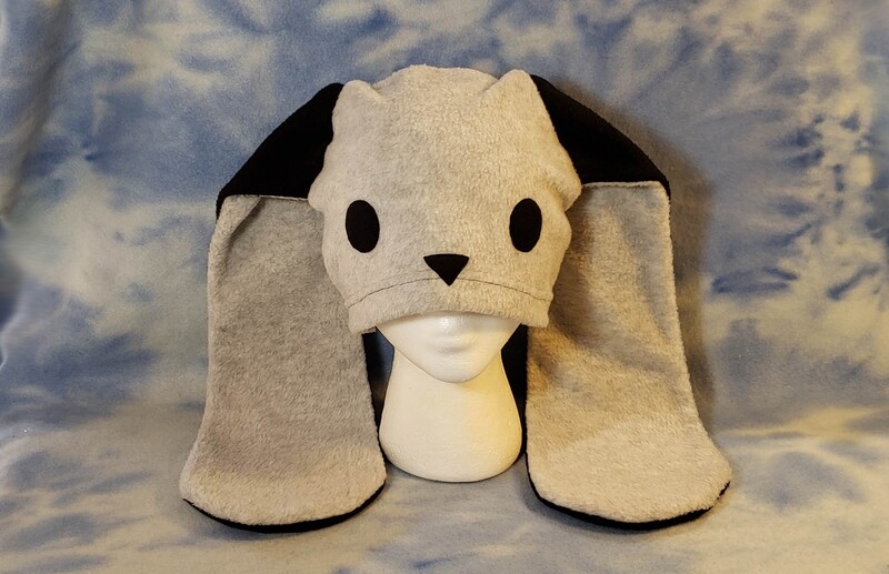Cute Gray Bunny Hat