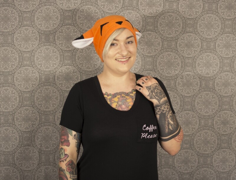 Happy Orange Fox Hat