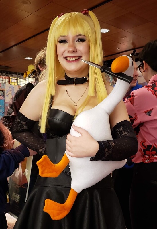 Goose Plush with Knife