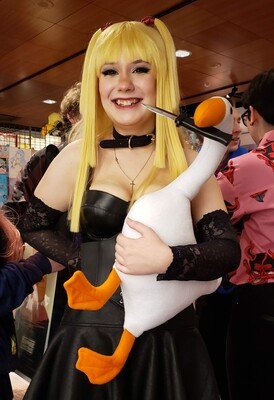 Goose Plush with Knife