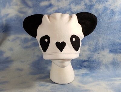 White Panda Hat