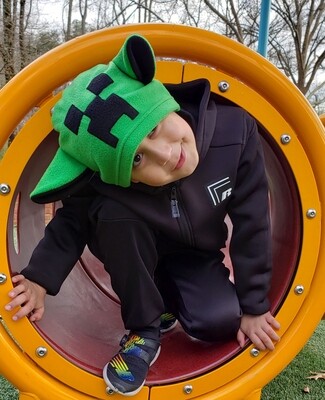 Creeper Kitty Minecraft Hat