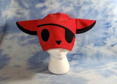 Pirate Kitty Hat with Eyepatch Foxy
