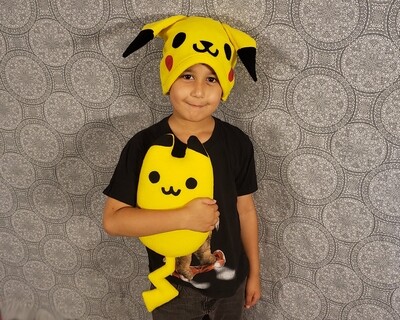 Pikachu Cat Plush Pokemon