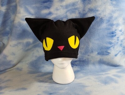 Yellow Wide Eyed Kitty Hat