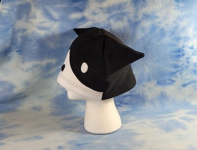 Sweet Cat Hat Kitten Black White Tuxedo