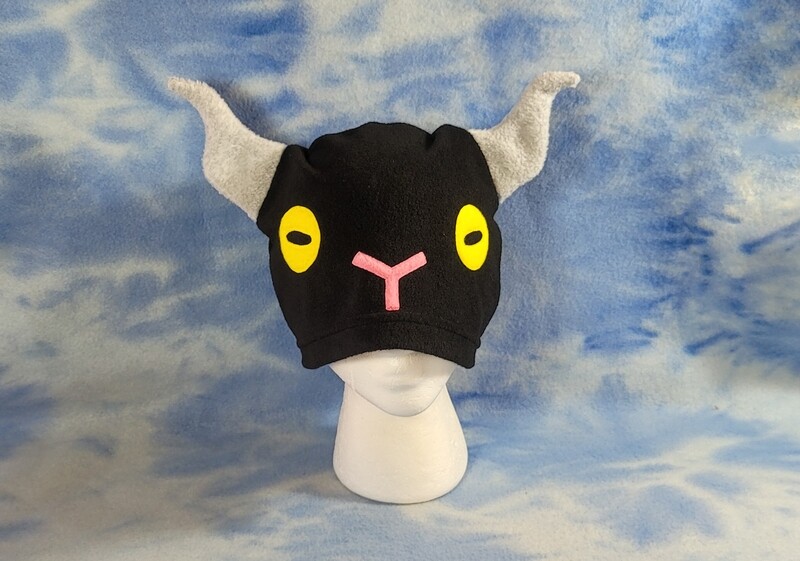 Goat Hat Beanie Horns