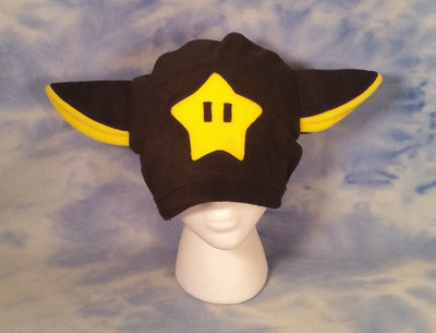 Mario Invincibility Star Kitty Hat