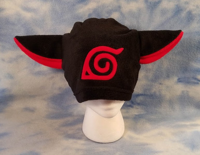 Naruto Kitty Hat Leaf Village
