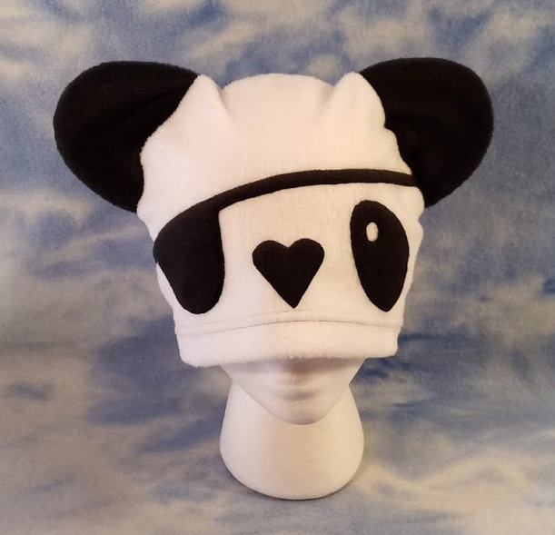 Pirate Panda Hat Eyepatch