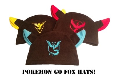Pokemon Go Team Fox Hats