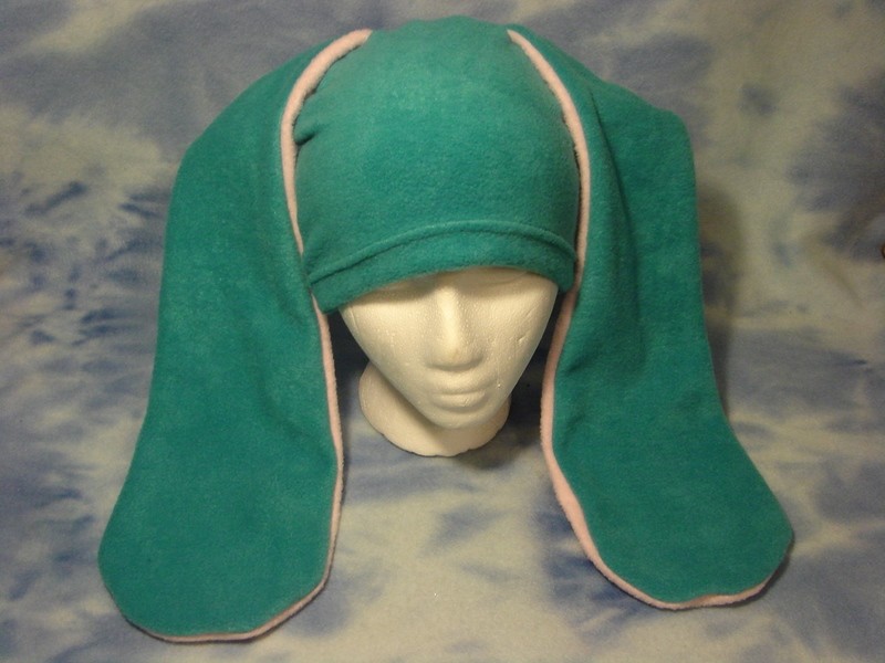 Blue/Pink Bunny Hat