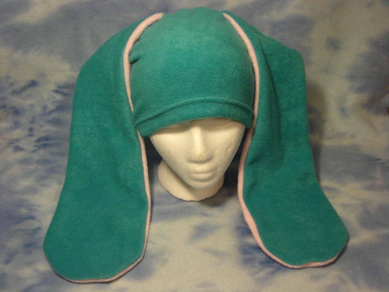 Blue/Pink Bunny Hat