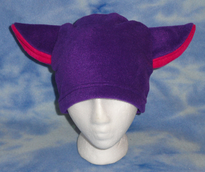 Purple and Pink Kitty Hat