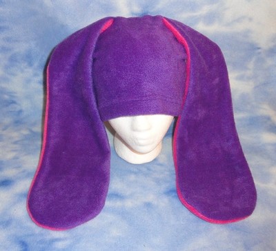 Purple/Pink Bunny Hat
