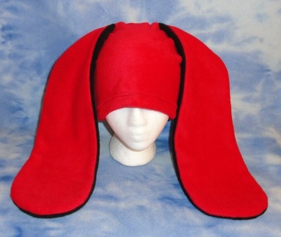 Red/Black Bunny Hat