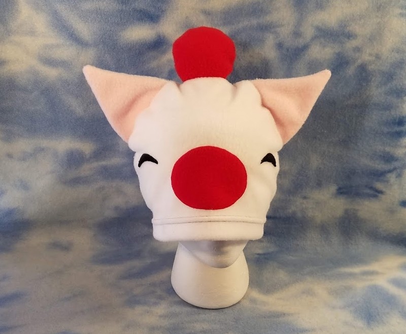 Moogle Hat Final Fantasy Cosplay Fleece