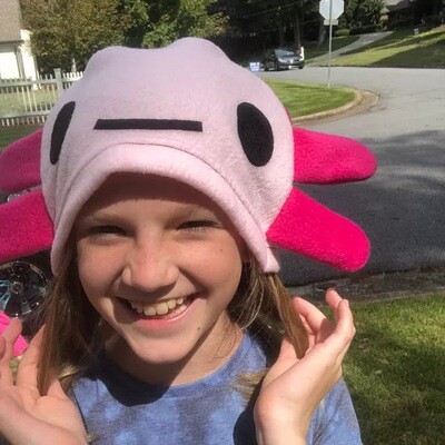 Axolotl Hat Salamander Beanie Cosplay Costume
