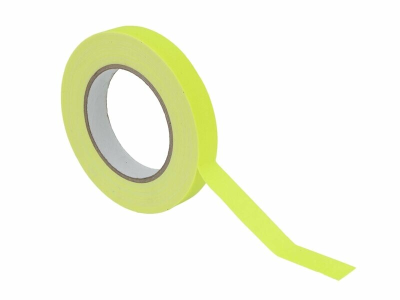 Gaffa Tape 19mm x 25m neon-yellow UV-active