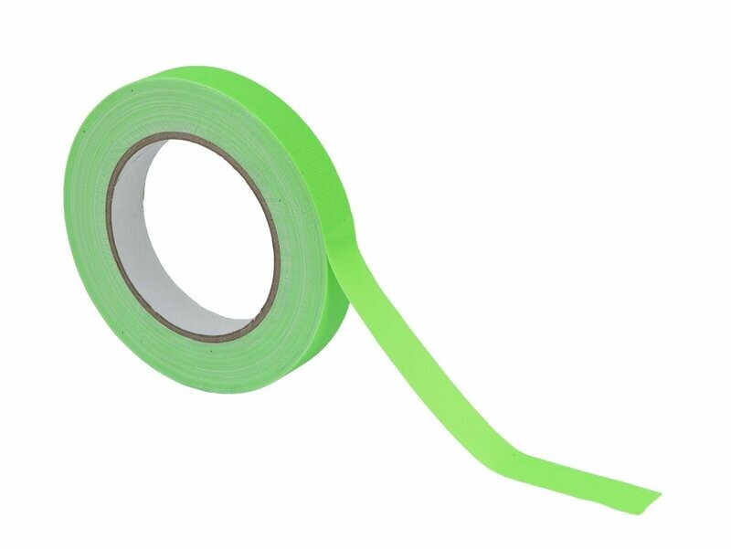 Gaffa Tape 19mm x 25m neon-green UV-active