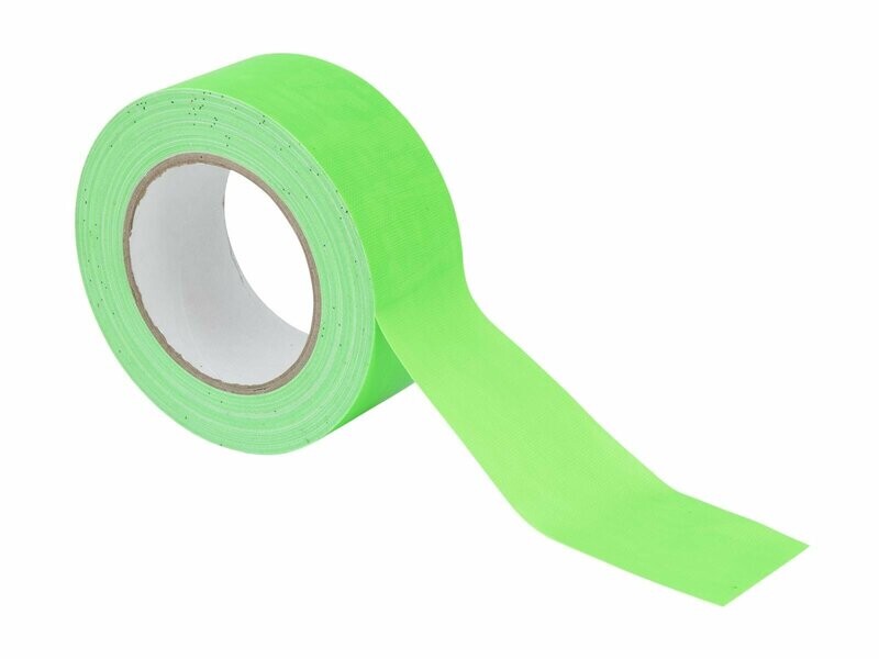 Gaffa Tape 50mm x 25m neon-green UV-active