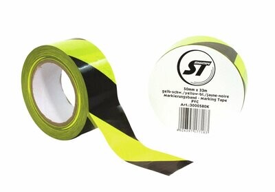 Marking Tape PVC yellow/black