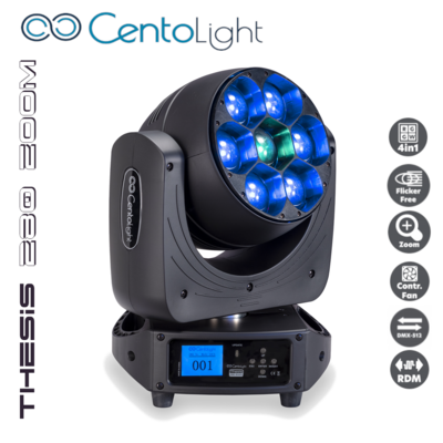 THESIS 280 ZOOM - 7 x 40W LED Moving Head with zoom