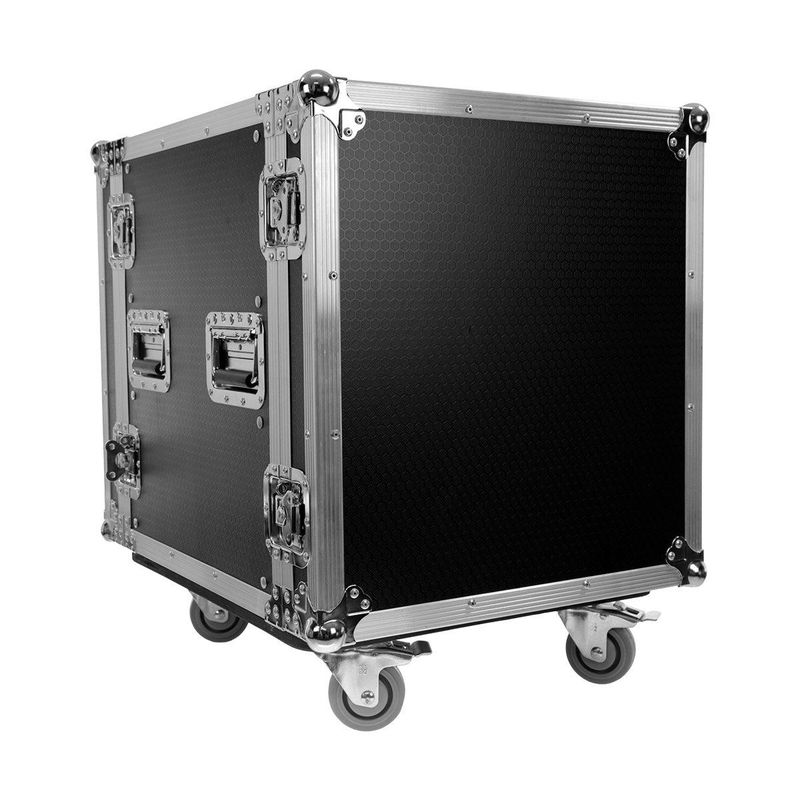 FLIGHT CASE RACK 12U ROLLER PLUGGER