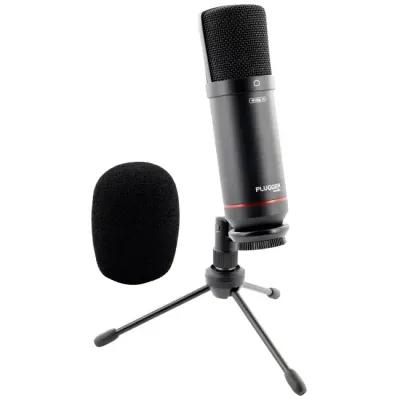 MUSB20 PLUGGER
Microfone cardioide USB