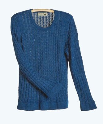 Sweater: Trenza Cable Alpaca Pullover
