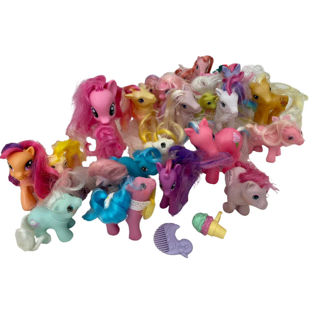 My Little Pony Vintage Collection of 24 Ponies and Accessories