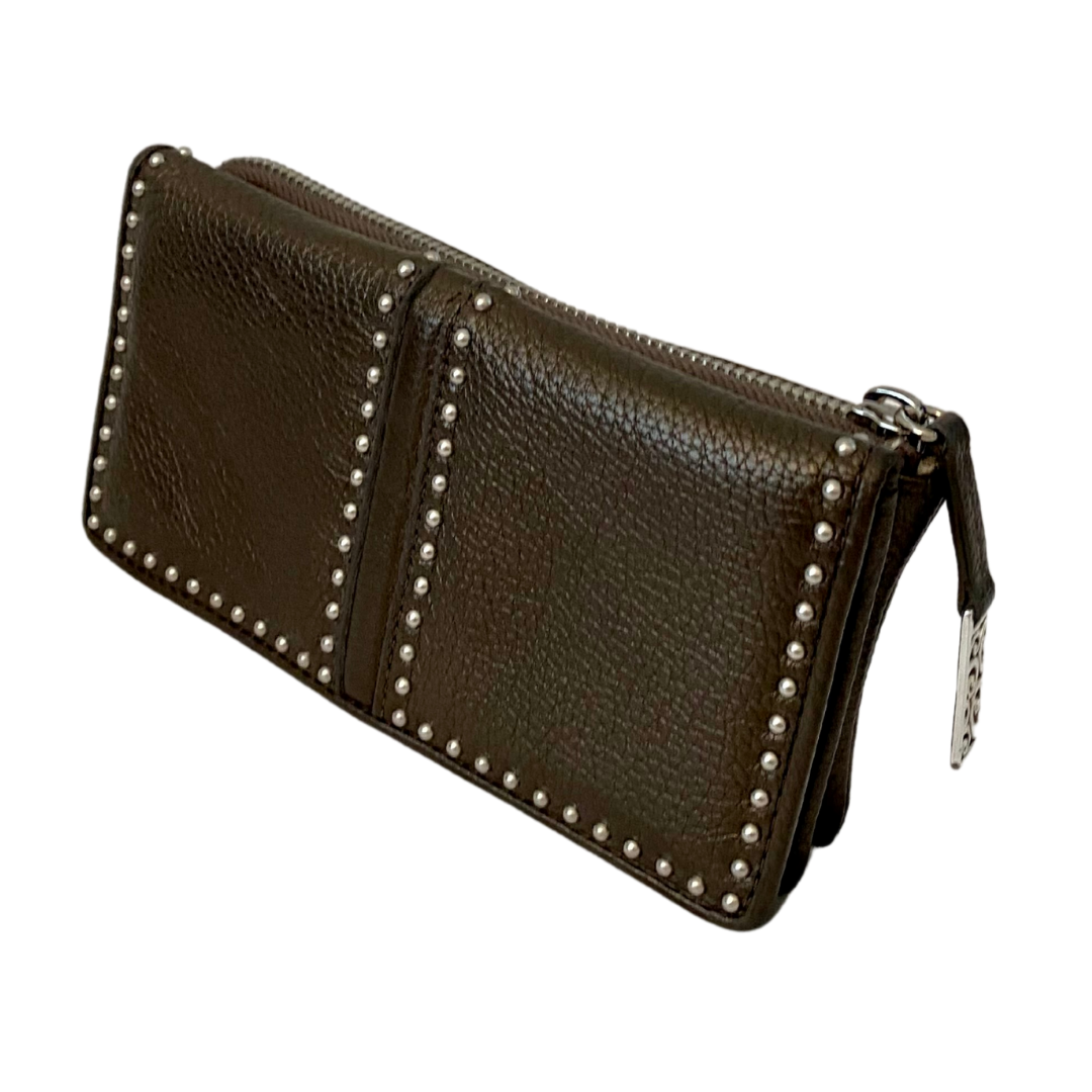 Brighton Studded Pewter Wallet