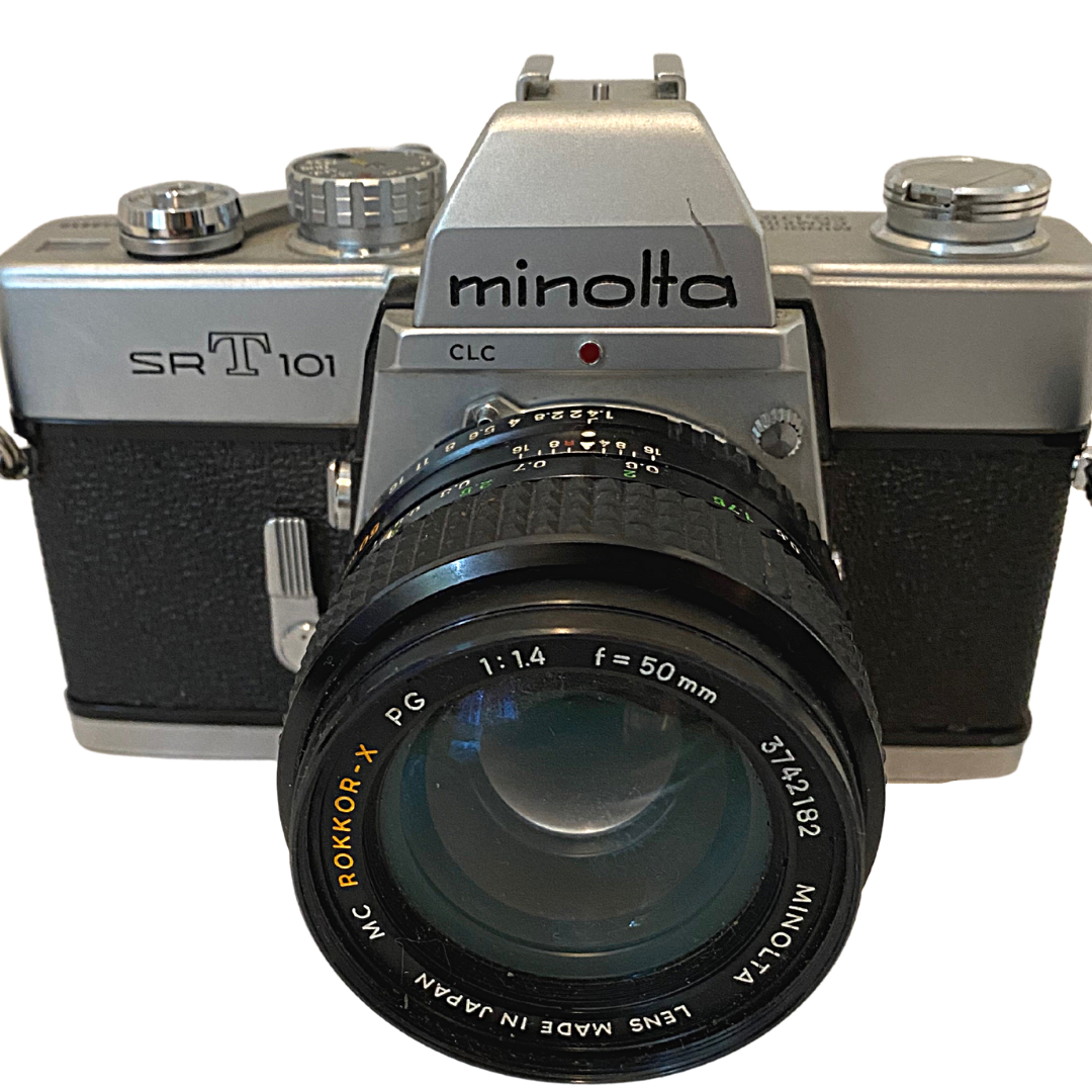 Minolta SRT 101 Camera & Minolta 50mm Lens