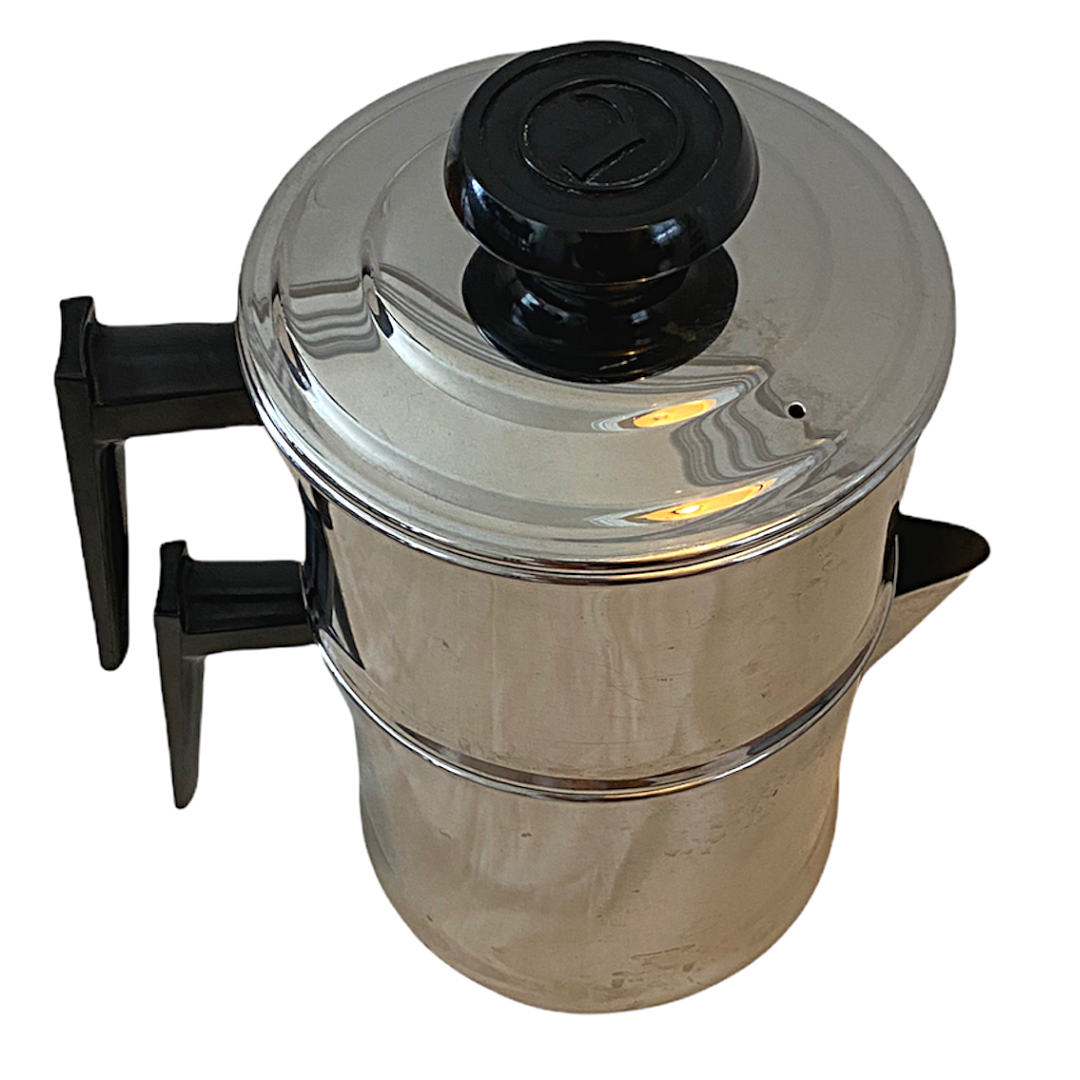 Lifetime T304 Stainless Steel Made In USA Stove Top Drip Coffee Maker