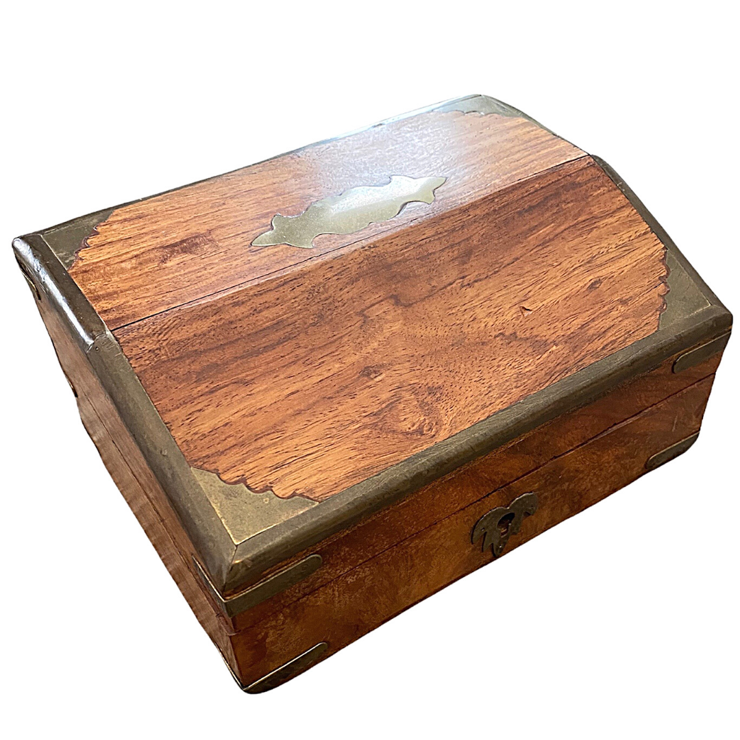 John Richard Wood & Brass Storage Box
