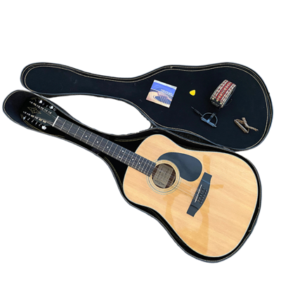 Alvarez Regent 12 String Acoustic Guitar Model # 5214-12 Accessories & Hard Case