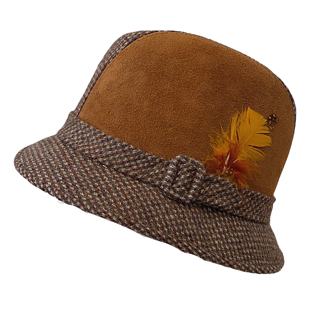 DOBBS Fedora Wool & Suede Vintage Hat Men's Medium
