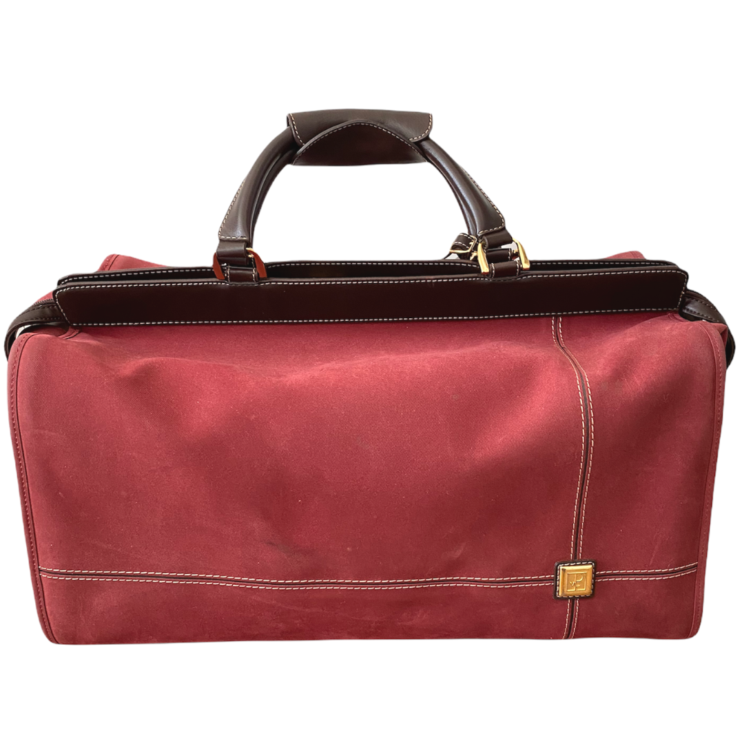 Diane Von Furstenberg Microsuede Large Weekender Bag