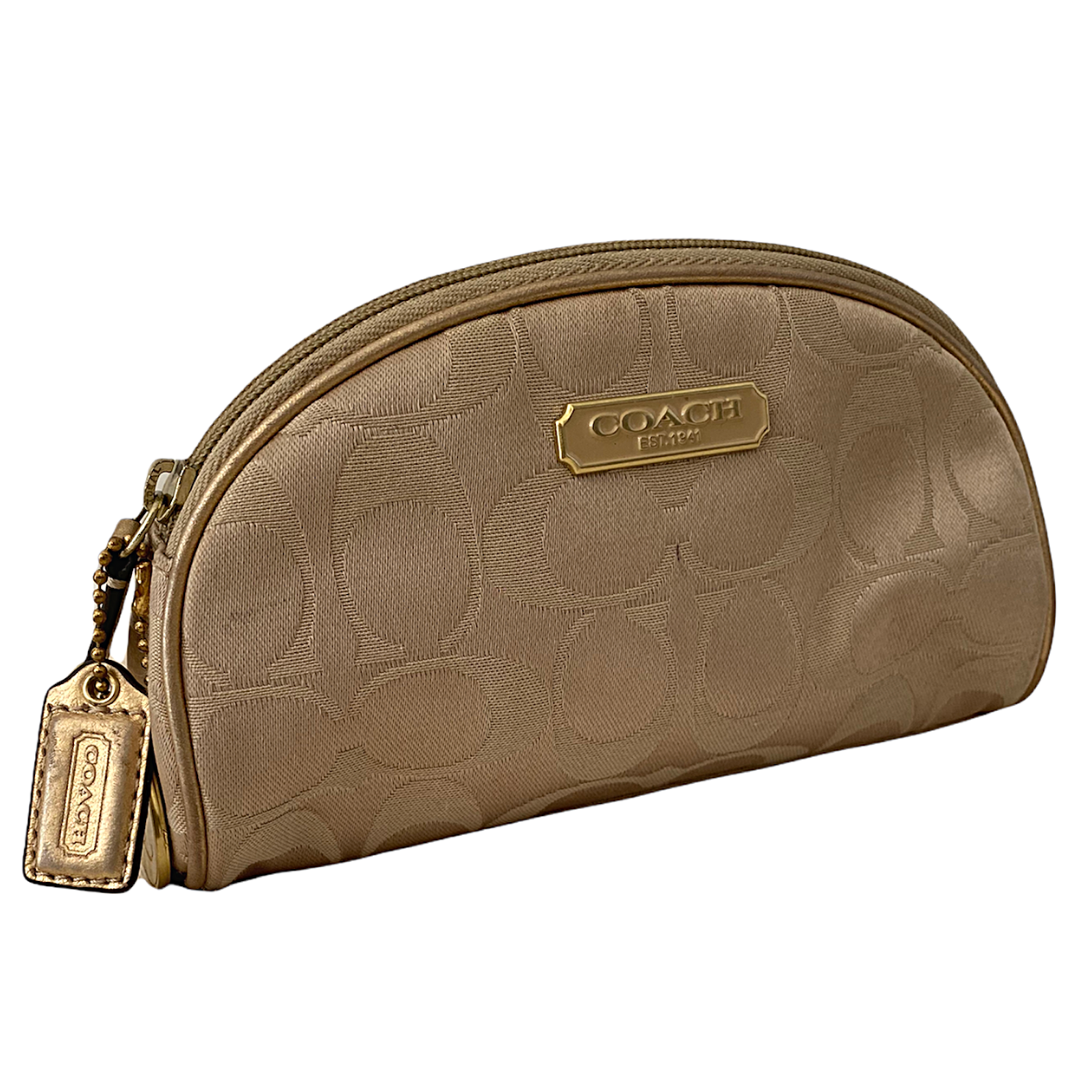 COACH Signature Cosmetic Bag Estee Lauder Limited Edition B903