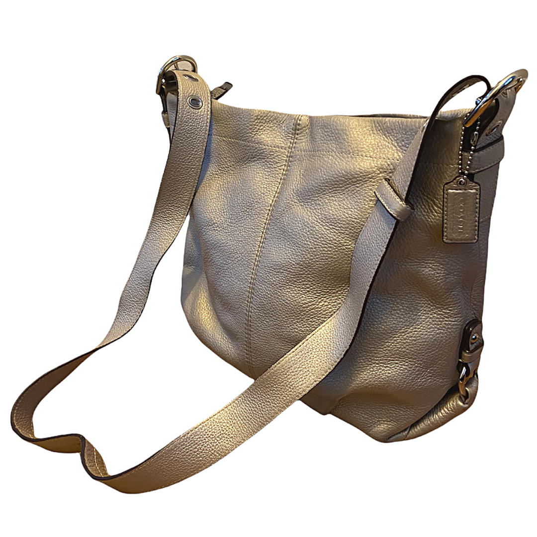 COACH Convertable Crossbody Metallic Handbag 15064